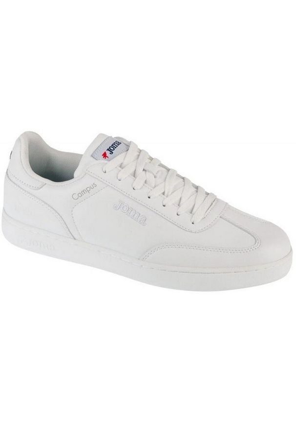 Joma - Męskie Buty Sportowe Z Logo C.Campus. Kolor: biały. Sport: turystyka piesza