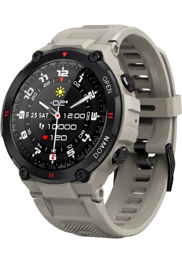 Smartwatch Rubicon RNCE73 Szary (RNCE73SIBX01AX). Rodzaj zegarka: smartwatch. Kolor: szary