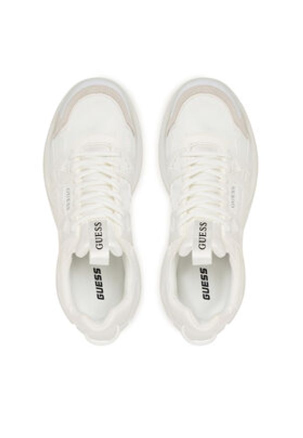 Guess Sneakersy 178499 Biały. Kolor: biały. Materiał: skóra