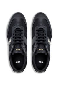 Sneakersy męskie czarne BOSS Rusham. Okazja: na co dzień. Kolor: czarny #4