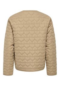 only - ONLY Kurtka przejściowa Heart 15366265 Beżowy Regular Fit. Kolor: beżowy. Materiał: syntetyk #5