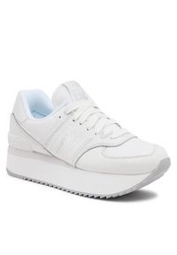 New Balance Sneakersy WL574ZFW Biały. Kolor: biały. Materiał: skóra. Model: New Balance 574 #3