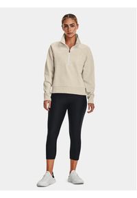 Under Armour Bluza Ua Rival Fleece Hz 1379492-784 Beżowy Loose Fit. Kolor: beżowy. Materiał: bawełna #5