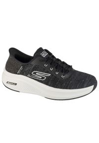 skechers - Buty do biegania męskie, Slip-Ins: Go Run Elevate 2.0. Kolor: czarny. Sport: bieganie