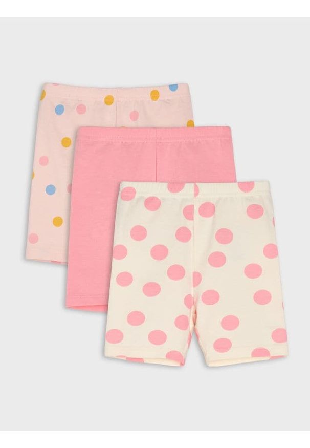 Sinsay - Kolarki 3 pack - różowy. Kolor: różowy