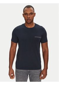 Emporio Armani Underwear Komplet 2 t-shirtów EM000391 AF10779 MB143 Granatowy Regular Fit. Kolor: niebieski. Materiał: bawełna #6