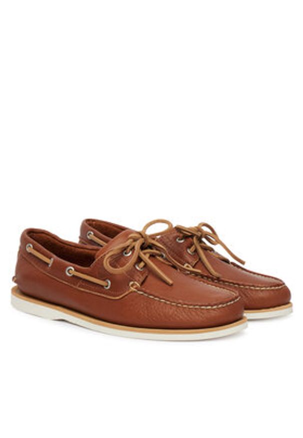 Timberland Półbuty TB0A4187EM61 Brązowy. Kolor: brązowy. Materiał: skóra