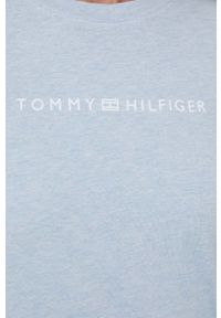 TOMMY HILFIGER - Tommy Hilfiger t-shirt damski kolor niebieski. Kolor: niebieski. Materiał: bawełna, dzianina. Wzór: nadruk #3