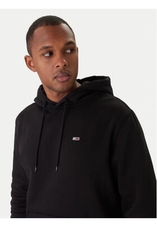 Tommy Jeans Bluza DM0DM20742 Czarny Regular Fit. Kolor: czarny. Materiał: bawełna
