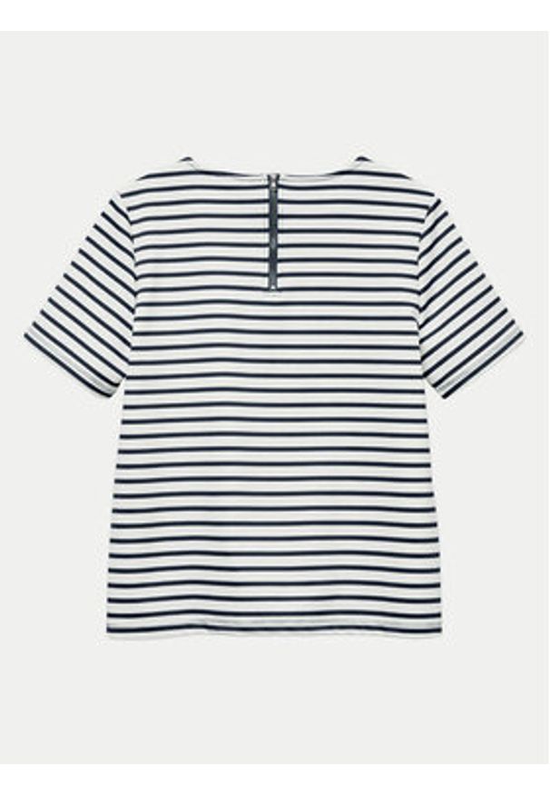 Vero Moda T-Shirt Abby 10304716 Biały Regular Fit. Kolor: biały. Materiał: syntetyk