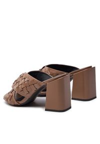 Furla Klapki YH75GRL X30000 1257S Szary. Kolor: szary. Materiał: skóra #5