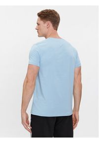 TOMMY HILFIGER - Tommy Hilfiger T-Shirt MW0MW10800 Niebieski Slim Fit. Kolor: niebieski. Materiał: bawełna #4