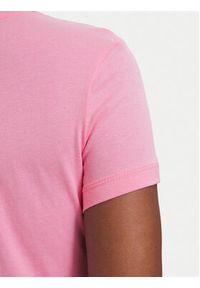 Tommy Jeans T-Shirt DW0DW20459 Różowy jasny Slim Fit. Kolor: różowy. Materiał: bawełna #4