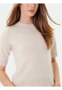 Marella Sweter Jim 2523366075 Écru Regular Fit. Kolor: kremowy. Materiał: wełna, kaszmir #3