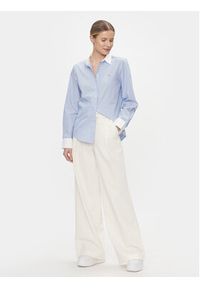 TOMMY HILFIGER - Tommy Hilfiger Koszula Fill A Fill Regular Shirt WW0WW40531 Błękitny Slim Fit. Kolor: niebieski. Materiał: bawełna #2