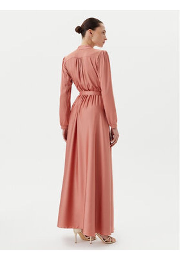 Rinascimento Sukienka wieczorowa CFC0123670003 Różowy Regular Fit. Kolor: różowy. Materiał: syntetyk. Styl: wizytowy