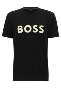 BOSS - Boss T-Shirt 50488793 Czarny Regular Fit. Kolor: czarny. Materiał: bawełna #3