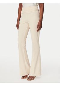 Rinascimento Spodnie materiałowe CFC0127875003 Beżowy Straight Fit. Kolor: beżowy. Materiał: syntetyk #1