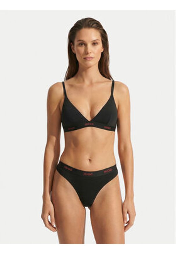 Hugo - HUGO Figi klasyczne 50557102 Czarny. Kolor: czarny. Materiał: bawełna