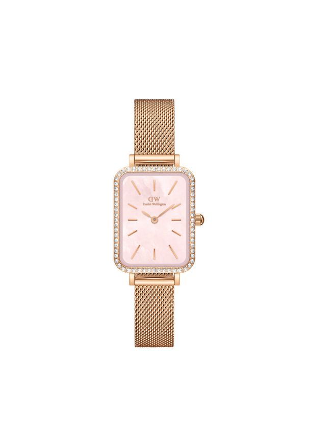 Zegarek Daniel Wellington. Kolor: złoty, różowy, wielokolorowy. Materiał: mesh