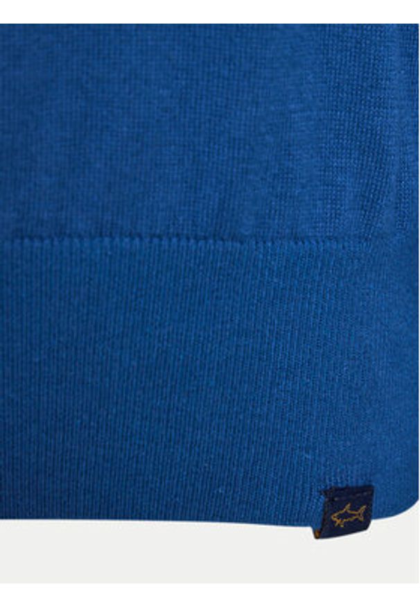 PAUL & SHARK - Paul&Shark Sweter 24411529 Granatowy Regular Fit. Kolor: niebieski. Materiał: bawełna