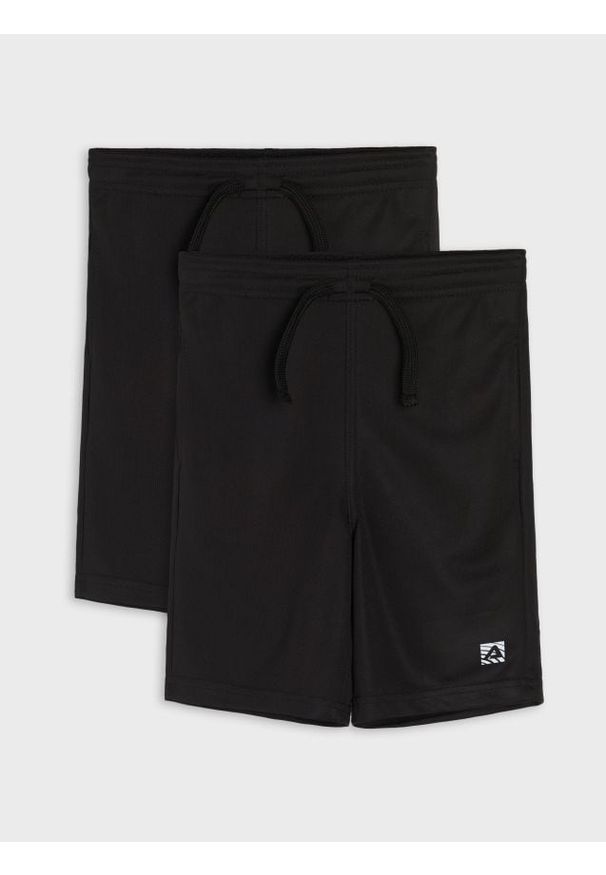 Sinsay - Szorty sportowe 2 pack Active - czarny. Kolor: czarny. Styl: sportowy