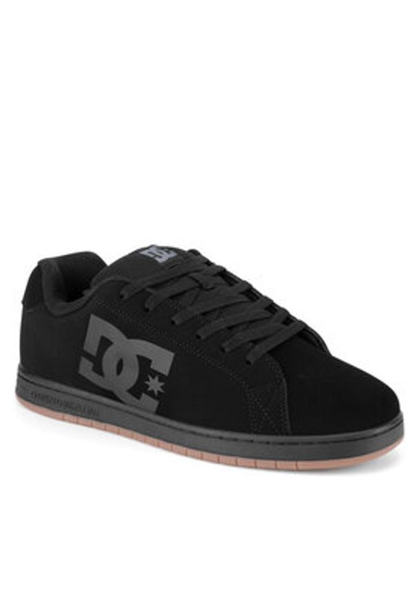 DC Shoes Sneakersy GAVELER ADYS100536-BGM Czarny. Kolor: czarny. Materiał: skóra