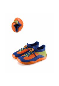 Buty minimalistyczne dziecięce classic Brubeck Barefoot Merino. Kolor: pomarańczowy, niebieski, wielokolorowy. Sport: turystyka piesza