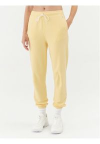 Polo Ralph Lauren Spodnie dresowe 211891560014 Żółty Regular Fit. Kolor: żółty. Materiał: bawełna