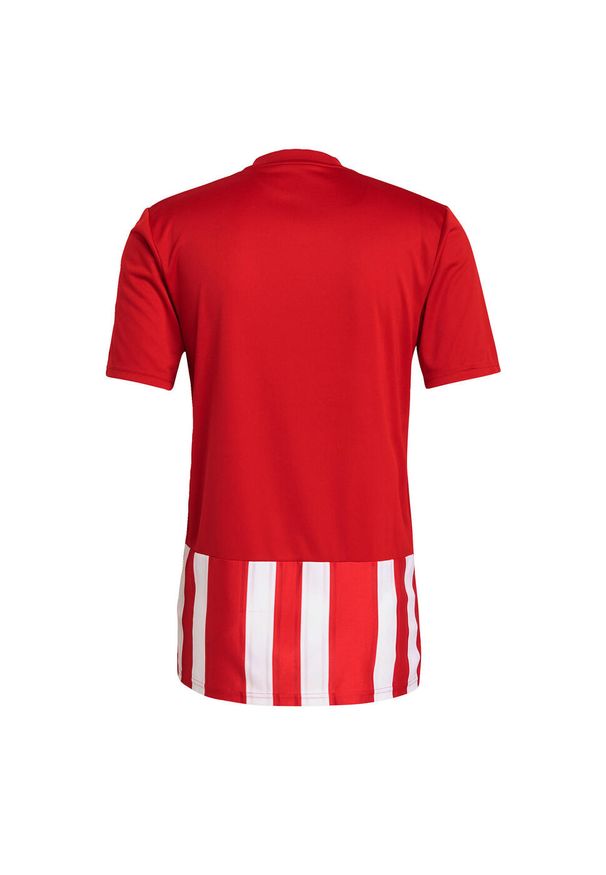 Adidas - Koszulka męska adidas Striped 21 Jersey. Kolor: biały, czerwony, wielokolorowy. Materiał: jersey. Sport: piłka nożna