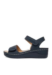 Go Soft Sandały CEO-W23206 Granatowy. Kolor: niebieski. Materiał: skóra #7