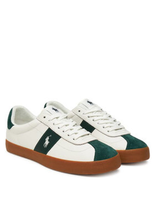 Polo Ralph Lauren Sneakersy 816974111002 Biały. Kolor: biały. Materiał: skóra