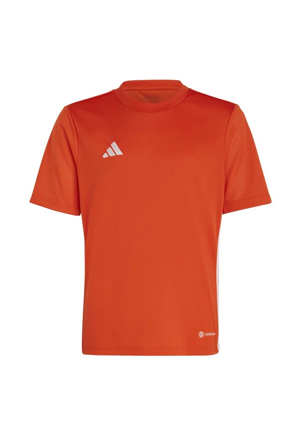 Adidas - Koszulka dla dzieci adidas Tabela 23 Jersey. Kolor: wielokolorowy, biały, żółty, pomarańczowy. Materiał: poliester. Sport: piłka nożna