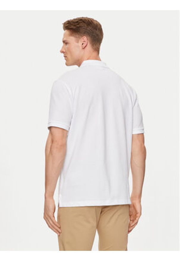 GANT - Gant Polo Shield 2210 Biały Regular Fit. Typ kołnierza: polo. Kolor: biały. Materiał: bawełna