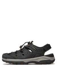 skechers - Skechers Sandały Tresmen-Menard 205113/BLK Czarny. Kolor: czarny. Materiał: skóra #3