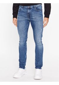 Karl Lagerfeld - KARL LAGERFELD Jeansy 265801 534832 Granatowy Slim Fit. Kolor: niebieski