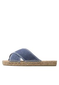 Castañer Espadryle Palmera V/012 023010-313 Niebieski. Kolor: niebieski. Materiał: skóra #6