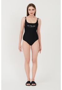 Karl Lagerfeld - KARL LAGERFELD Czarny strój kąpielowy Hotel Karl Swimsuit, Rozmiar XS. Kolor: czarny #5