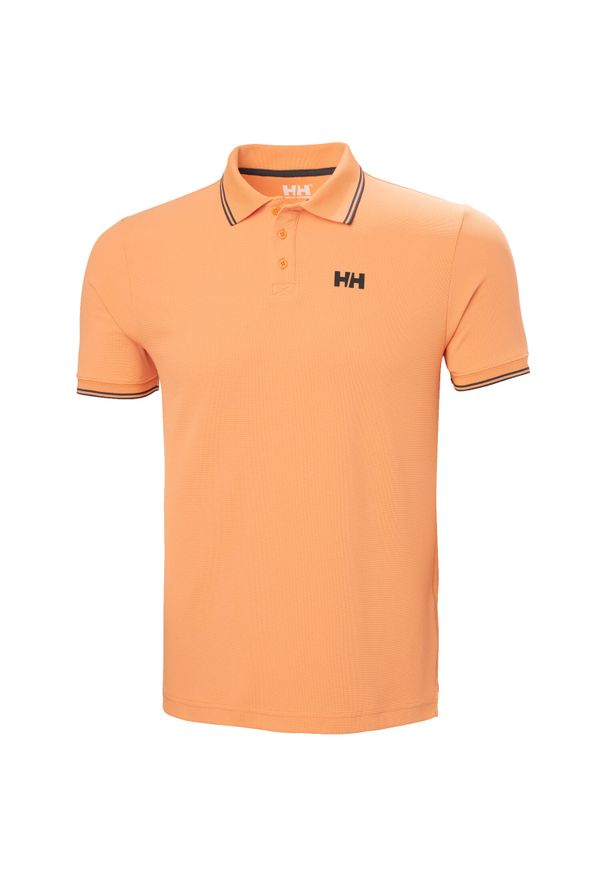 Polo Helly Hansen Kos. Typ kołnierza: polo. Kolor: pomarańczowy. Materiał: materiał. Sezon: lato. Styl: elegancki, klasyczny