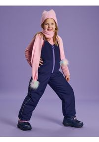 Sinsay - Ocieplane spodnie zimowe - granatowy. Kolor: niebieski. Materiał: polar. Sezon: zima #1