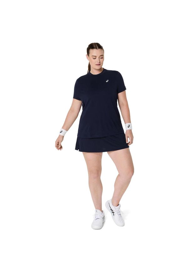 Damski jersey Asics Court. Kolor: niebieski, czarny, wielokolorowy. Materiał: jersey. Sport: tenis