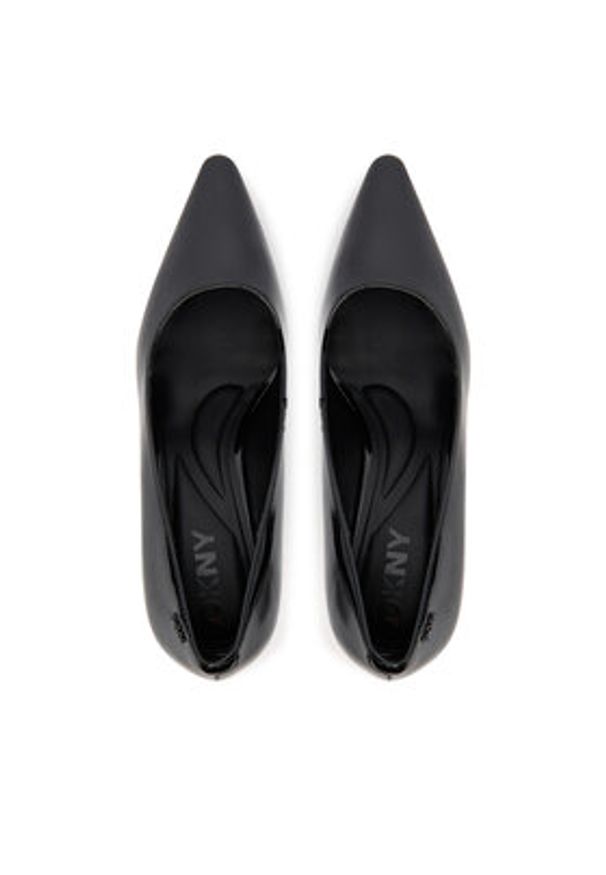 DKNY Szpilki Natrona K3569029 Czarny. Kolor: czarny. Materiał: skóra. Obcas: na szpilce
