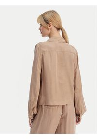 Guess Koszula W6GH22 W1789 Beżowy Regular Fit. Kolor: beżowy. Materiał: lyocell #5