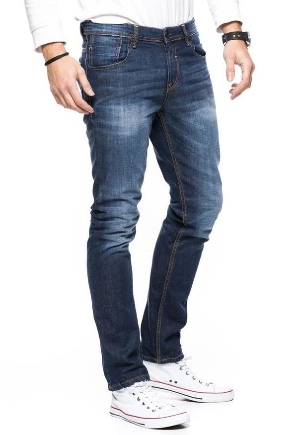 Tom Tailor - TOM TAILOR SPODNIE MĘSKIE BLUE TIGHT SKINNY DENIM 6202542.01.12 COL. 1053. Styl: elegancki