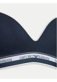 Emporio Armani Underwear Biustonosz bezfiszbinowy 164410 4R227 00135 Granatowy. Kolor: niebieski. Materiał: bawełna