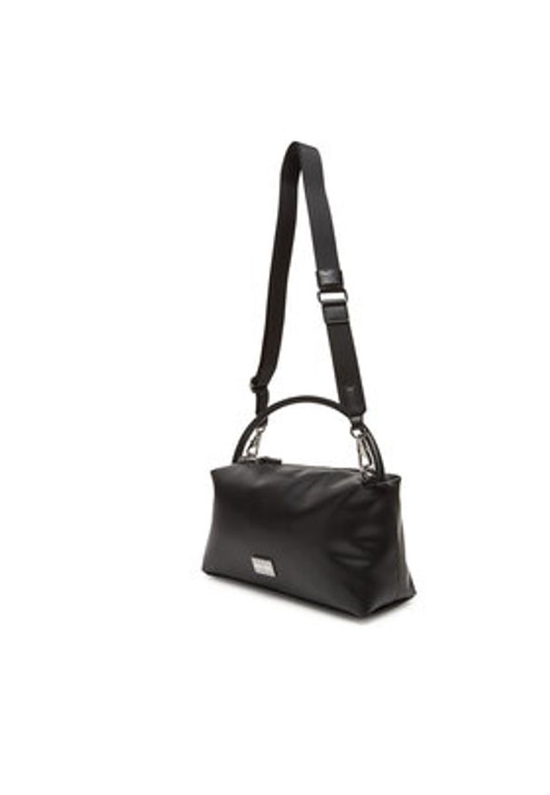 Tommy Jeans Torebka Tjw American Cool Shoulder Bag AW0AW17531 Czarny. Kolor: czarny. Materiał: skórzane