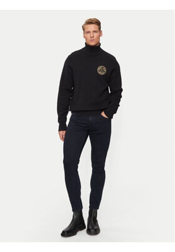Versace Jeans Couture Jeansy 77GAB5K0 Granatowy Skinny Fit. Kolor: niebieski