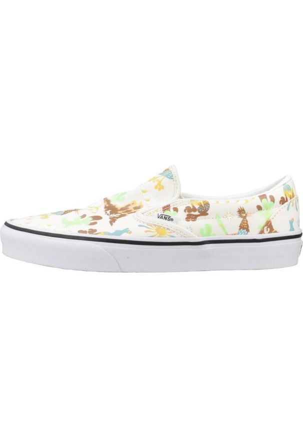 Tenisówki Vans Model Classic Slip-on Kolor Biały. Zapięcie: bez zapięcia. Kolor: biały. Materiał: tkanina