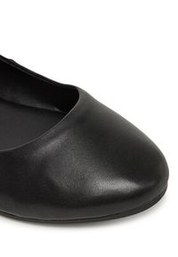 Calvin Klein Baleriny Flat Mary Jane - Lth HW0HW02341 Czarny. Kolor: czarny. Materiał: skóra