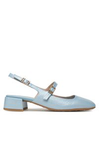 Hispanitas Sandały Oporto HV253818 Niebieski. Kolor: niebieski. Materiał: skóra